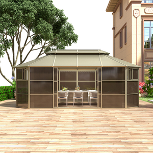 435x660CM Aluminum House with Sliding Doors