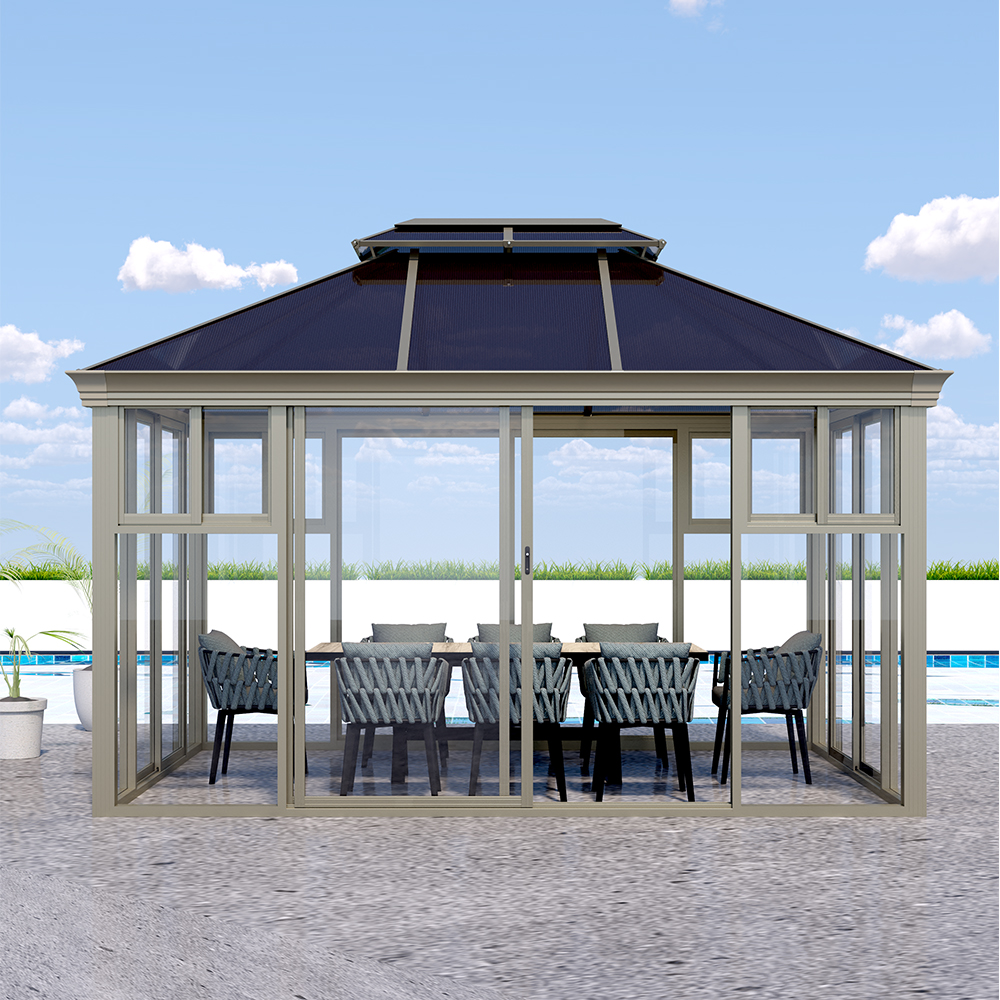300*400CM Solid Polycarbonate Sun House Shade